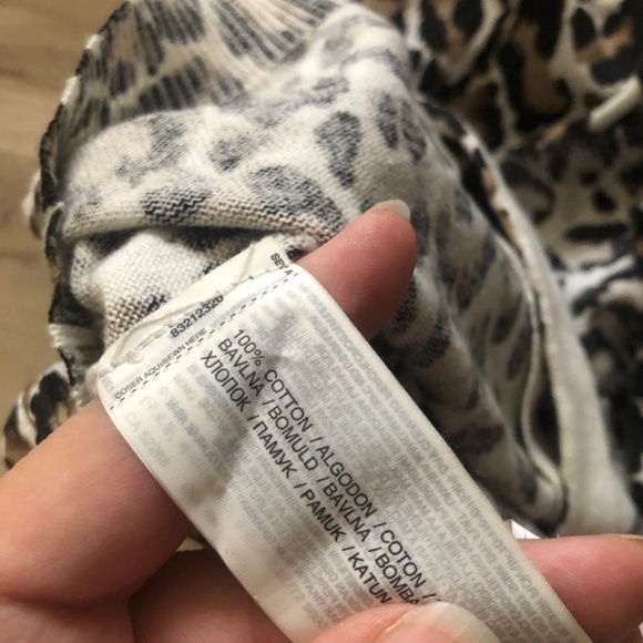 Mango Leopard Print Button Down Top - Picture 4 of 9